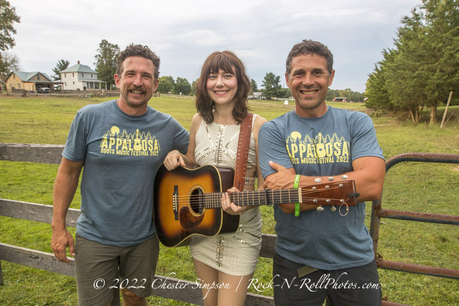 Alex and Dan Fedoryka with Molly Tuttle