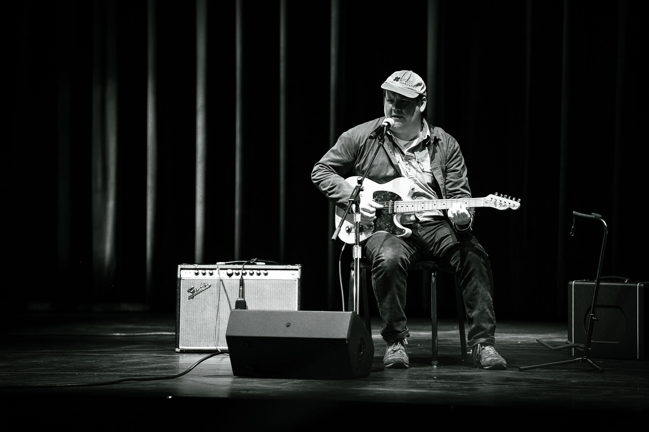 Jake Xerxes Fussell at Kennedy Center Washington DC Dec. 1, 2022 Photo by Casey Ryan Vock