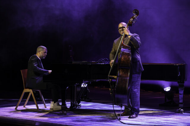 Jason Moran and Christian McBride at The Kennedy Center Dec 16, 2022 Photo by Jati Lindsay