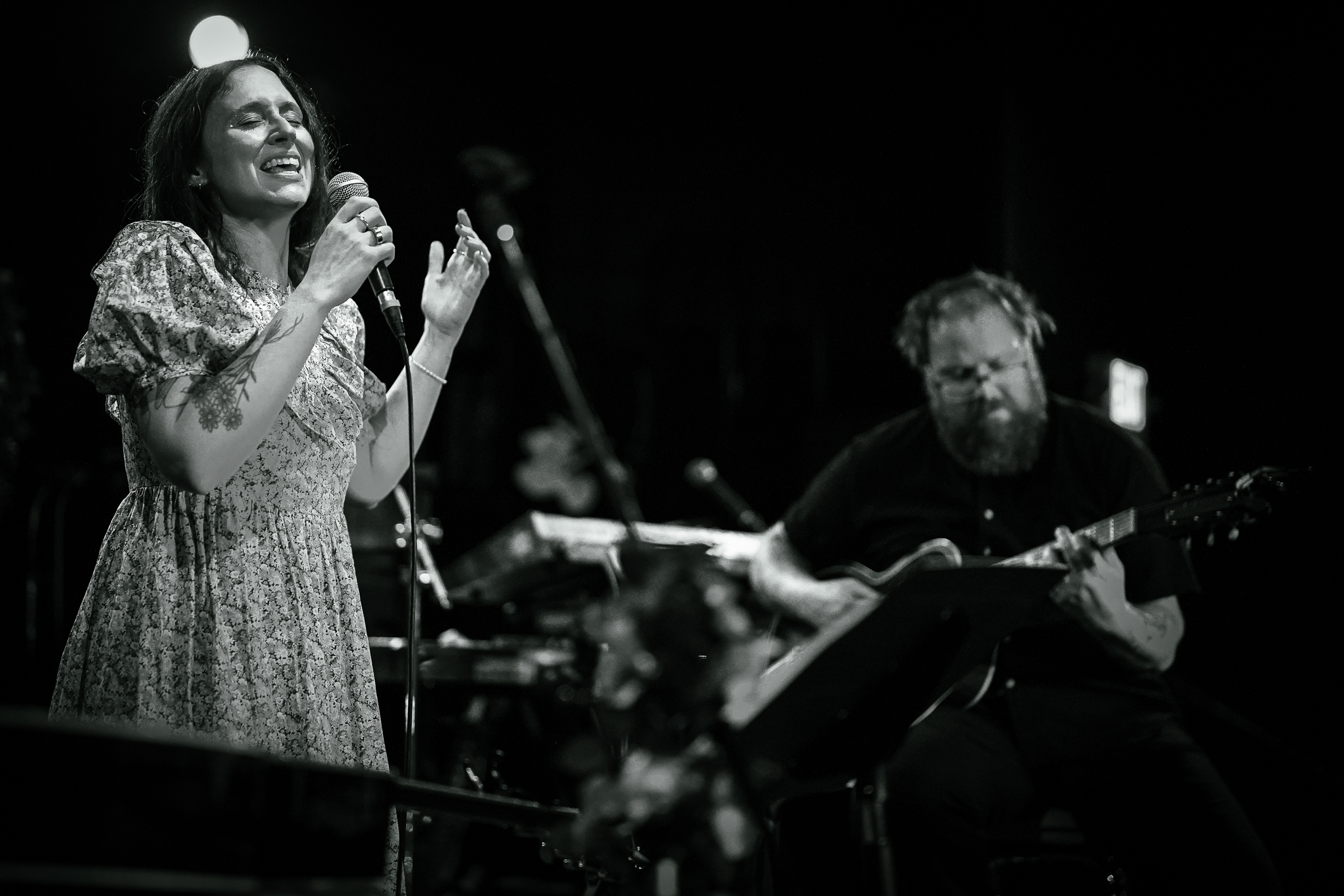 Katie Crutchfield and Brad Cook at Ottobar Baltimore 02.14.23 Photo by Casey Ryan Vock