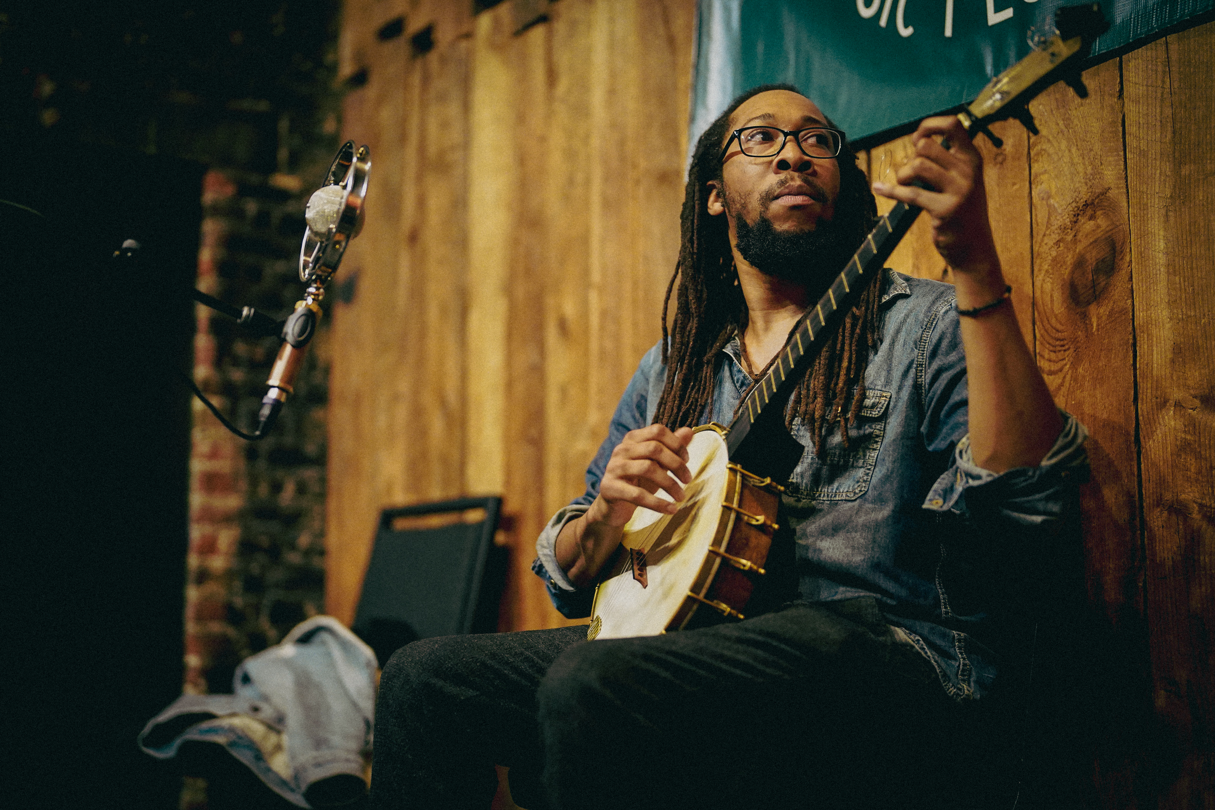 Hubby Jenkins at Baltimore Old Time Music Festival at Creative Alliance March 10-11, 2023 Photo by Casey Ryan Vock