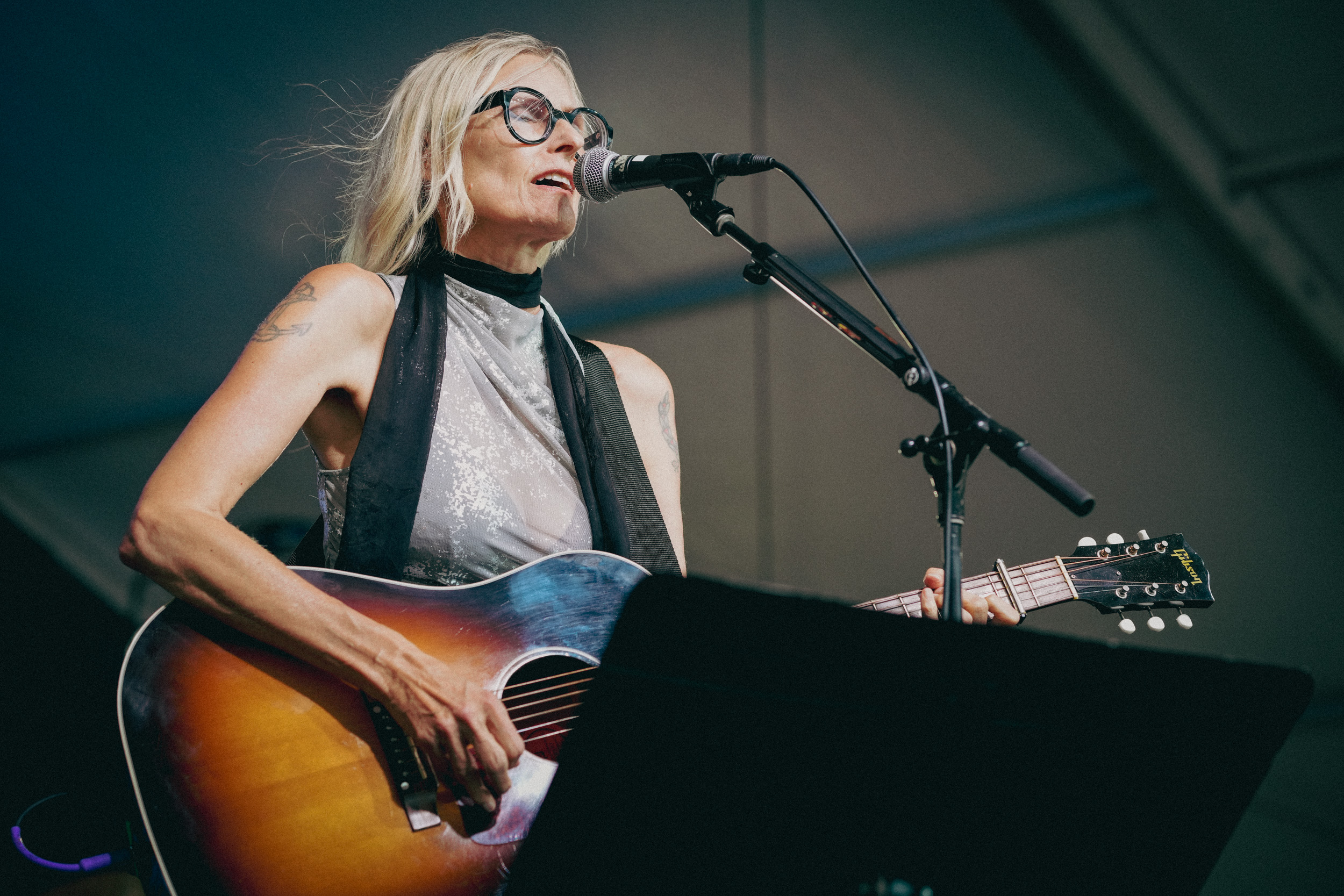 Aimee Mann at the 2023 Newport Folk Festival Photo by Casey Ryan Vock