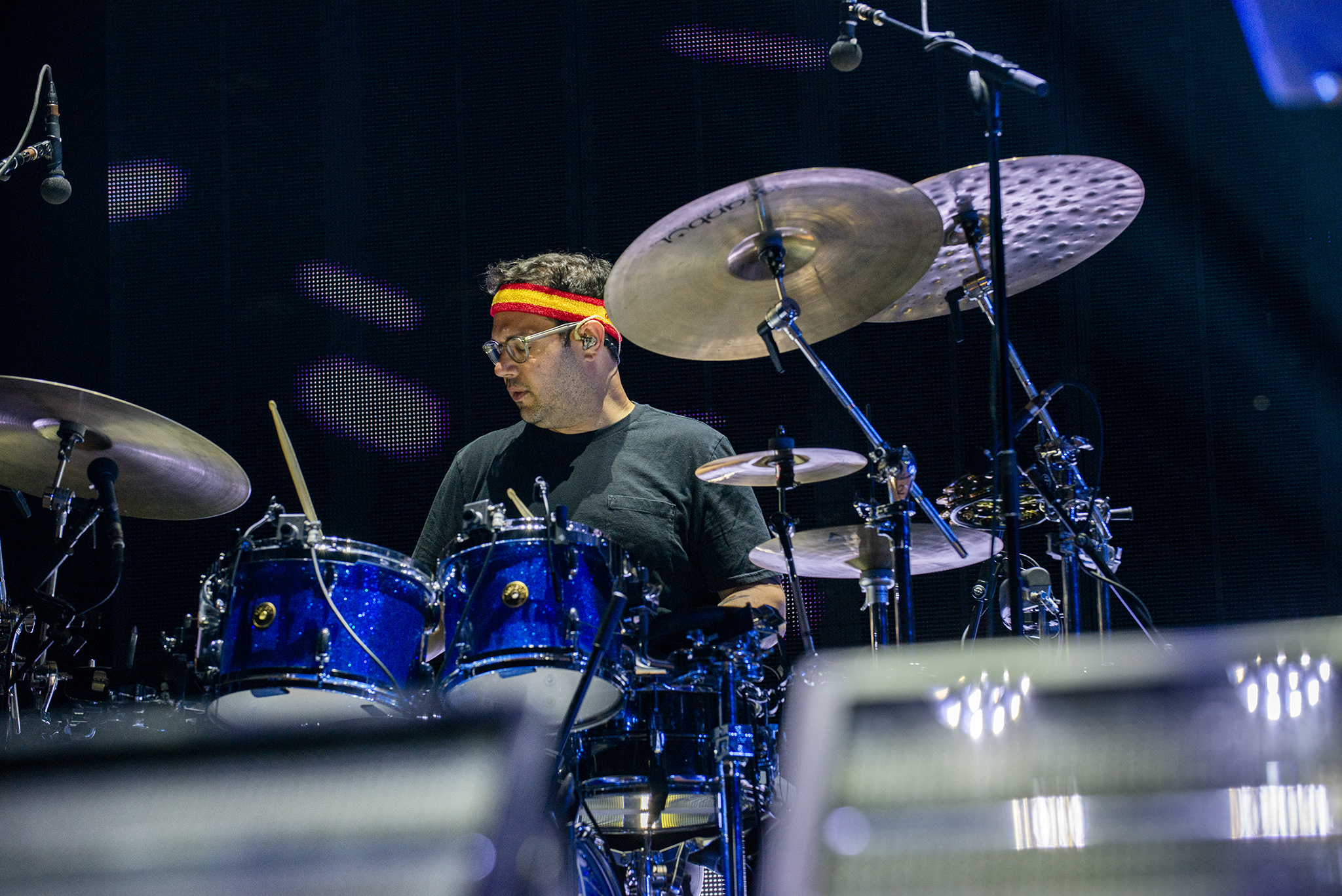 AJR performing at Merriweather Post Pavilion - August 10, 2025